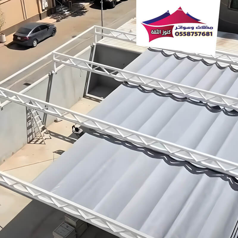 تركيب مظلات سحب يدوي